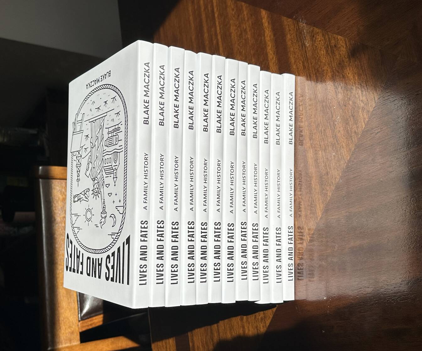 Stack of Lives and Fates books